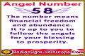 
ANGEL NUMBER 58

