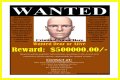 Fake name on a wanted poster